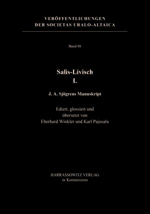 ISBN 9783447106191: Salis-Livisch I. - J. A. Sjögrens Manuskript