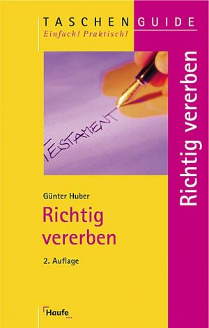 ISBN 9783448049817: Richtig vererben