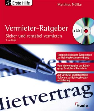 gebrauchtes Buch – Der Vermieter-Ratgeber: Sicher und rentabel vermieten (Haufe Ratgeber Plus) Nölke, Matthias