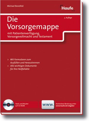 ISBN 9783448085976: Die Vorsorgemappe mit Patientenverfügungen, Vorsorgevollmachten und Testamenten