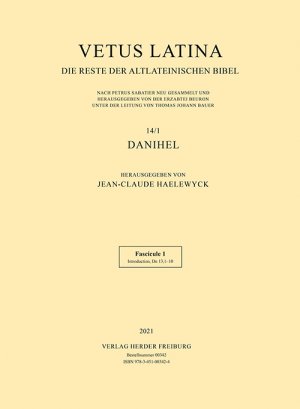 ISBN 9783451003424: Danihel - Fascicule 1: Introduction. Dn 13,1-10