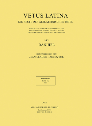 ISBN 9783451003462: Danihel - Fascicule 5: 8,8 - fin, Index