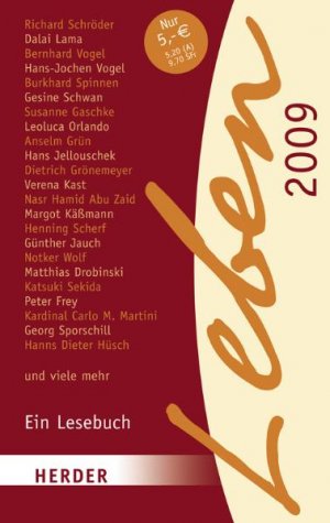 ISBN 9783451060175: Leben 2009 : ein Lesebuch. [Richard Schröder ...], Leben ...