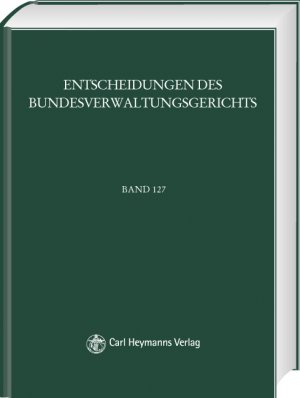 ISBN 9783452163608: BVerwGE - Entscheidungen des Bundesverwaltungsgerichts