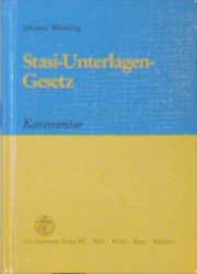 gebrauchtes Buch – Johannes Weberlilng – Stasi-Unterlagen- Gesetz. Kommentar.