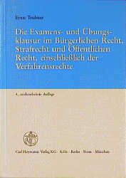 ISBN 9783452232922: Die Examens- und Übungshausarbeit im Bürgerlichen Recht, Strafrecht und Öffentlichen Recht, einschlisslich Verfahrensrechte