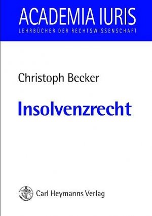 ISBN 9783452258458: Insolvenzrecht