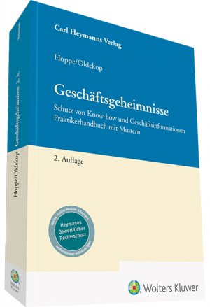 ISBN 9783452299765: Geschäftsgeheimnisse - Schutz von Know-how und Geschäftsinformationen Praktikerhandbuch mit Mustern