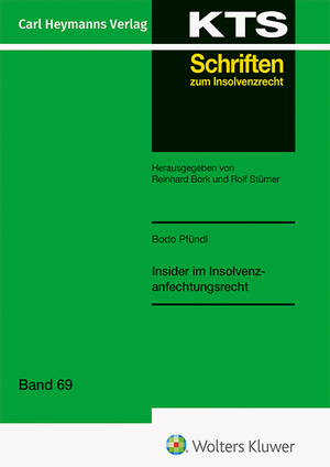 ISBN 9783452303103: Insider im Insolvenzanfechtungsrecht