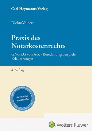 neues Buch – Thomas Diehn – Praxis des Notarkostenrechts