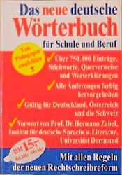 ISBN 9783453127548: Das neue deutsche Wörterbuch für Schule und Beruf