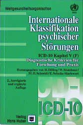 ISBN 9783456835273: Internationale Klassifikation psychischer Störungen : ICD-10, Kapitel V (F) - Diagnostische Kriterien für Forschung und Praxis.