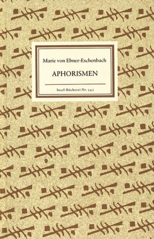 ISBN 9783458085430: Aphorismen