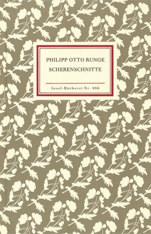 gebrauchtes Buch – Hofmann, Werner  – Philipp Otto Runge Schrerenschnitte