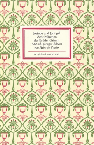 ISBN 9783458089926: Jorinde und Joringel – Acht Märchen der Brüder Grimm