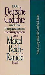 ISBN 9783458166740: 1000 deutsche Gedichte und ihre Interpretationen: Band 6., Von Georg Trakl bis Gottfried Benn