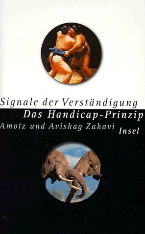 ISBN 9783458169277: Signale der Verständigung - Das Handicap-Prinzip