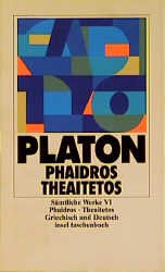 ISBN 9783458331063: Platon : Sämtliche Werke (Band 6) Phaidros / Theaitetos. Insel-Taschenbuch 1406.