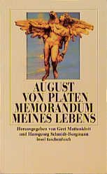 gebrauchtes Buch – Gert Mattenklott – Memorandum meines Lebens. Eine Auswahl aus den Tagebüchern