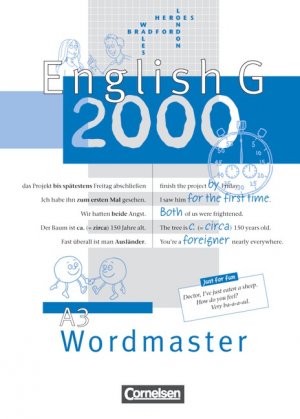 ISBN 9783464350911: English G 2000, Ausgabe A, Wordmaster