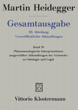 ISBN 9783465034155: Über den Anfang (1941)