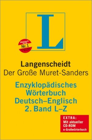 gebrauchtes Buch – Springer, Otto  – Langenscheidts enzyklopädisches Wörterbuch der englischen und deutschen Sprache : Teil II  Deutsch - Englisch. 2. Band: L - Z
