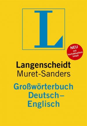 ISBN 9783468021275: Langenscheidt Muret-Sanders Großwörterbuch Deutsch-Englisch