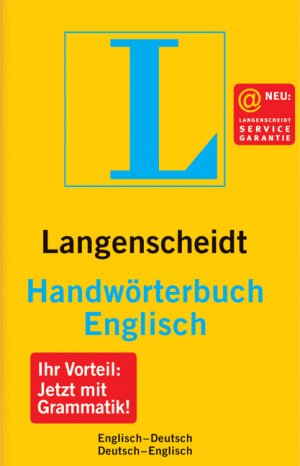 ISBN 9783468051289: Langenscheidts Handwörterbuch Englisch. Englisch-Deutsch, Deutsch-Englisch.