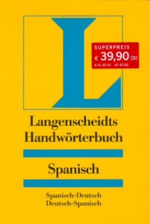 ISBN 9783468053443: Langenscheidt Handwörterbücher – Spanisch-Deutsch /Deutsch-Spanisch