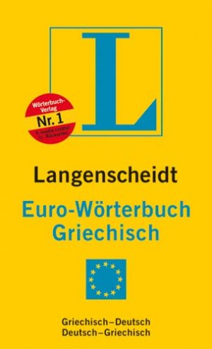 ISBN 9783468122101: Langenscheidt Euro-Wörterbuch Griechisch