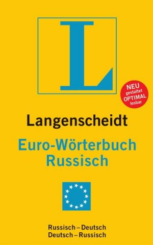 ISBN 9783468122927: Langenscheidt Euro-Wörterbuch Russisch : Russisch-Deutsch/Deutsch-Russisch