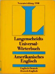 ISBN 9783468180408: Langenscheidt Universal-Wörterbücher. Fremdsprache-Deutsch /Deutsch-Fremdsprache.... Amerikanisches Englisch