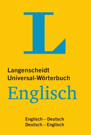 ISBN 9783468181320: Langenscheidt Universal-Wörterbuch Englisch - Englisch-Deutsch/Deutsch-Englisch