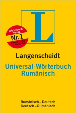 ISBN 9783468182815: Langenscheidt Universal-Wörterbuch Rumänisch – Rumänisch-Deutsch/Deutsch-Rumänisch