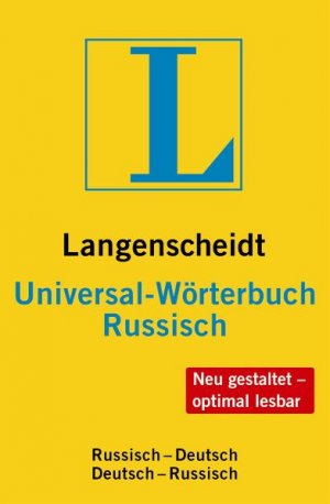 gebrauchtes Buch – Redaktion Langenscheidt – Langenscheidt Universal-Wörterbuch Russisch - Russisch-Deutsch/Deutsch-Russisch