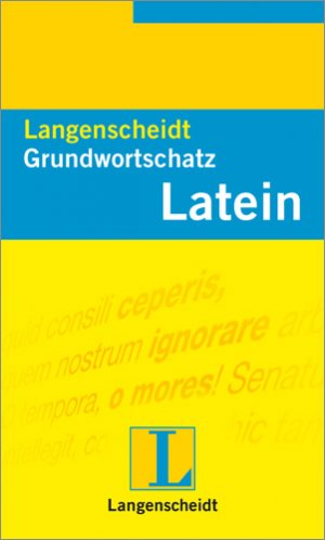 ISBN 9783468202018: Langenscheidt Grundwortschatz Latein