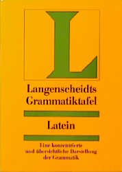 ISBN 9783468362002: 2 Titel – Latein Verb-Tabellen/Grammatiktafel