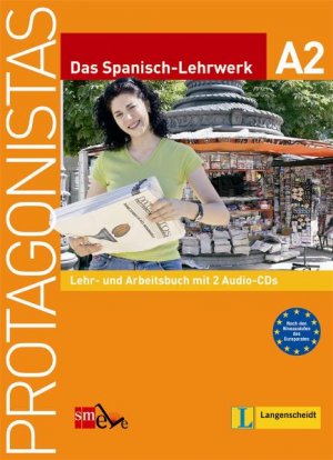 ISBN 9783468485268: Protagonistas A2 - Lehr- und Arbeitsbuch mit 2 Audio-CDs