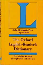 ISBN 9783468490033: The Oxford English-Reader's Dictionary