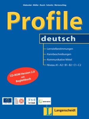 ISBN 9783468494635: Profile deutsch – Lernzielbestimmungen, Kannbeschreibungen und kommunikative Mittel für die Niveaustufen A1, A2, B1 und B2 des "Gemeinsamen europäischen Referenzrahmens für Sprachen"