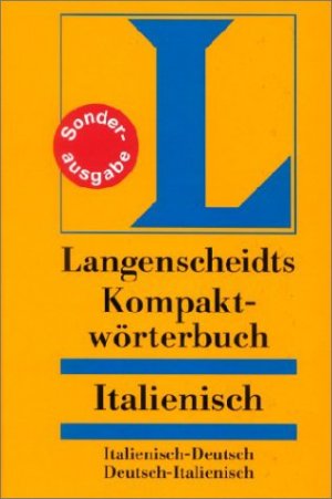 ISBN 9783468730603: Langenscheidts Kompaktwörterbuch Italienisch - Deutsch und Deutsch-Italienisch