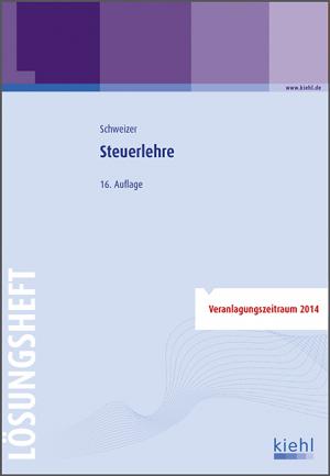 ISBN 9783470595160: Steuerlehre - Lösungsheft