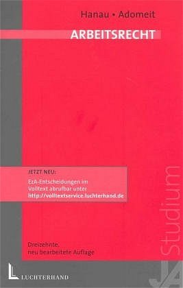 ISBN 9783472032090: Arbeitsrecht