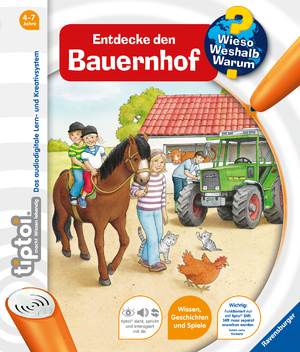 neues Buch – Inka Friese – tiptoi® Wieso? Weshalb? Warum? 1: Entdecke den Bauernhof: Stift muß separat erworben werden