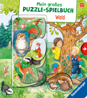 ISBN 9783473418244: Mein großes Puzzle-Spielbuch: Wald