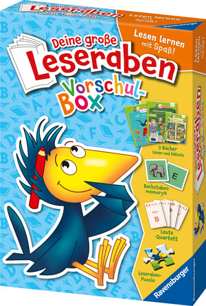 neues Buch – Deine große Leseraben Vorschul-Box - lesen lernen mit Spaß - Erstlesebücher, Spiele, Sticker und vieles mehr | Taschenbuch | Leserabe. Sonderausgaben | Deutsch | 2025 | Ravensburger Verlag