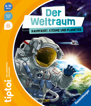 gebrauchtes Buch – Michael Büker – tiptoi® Der Weltraum: Raumfahrt, Sterne und Planeten, Weltall-Buch ab 6 Jahre