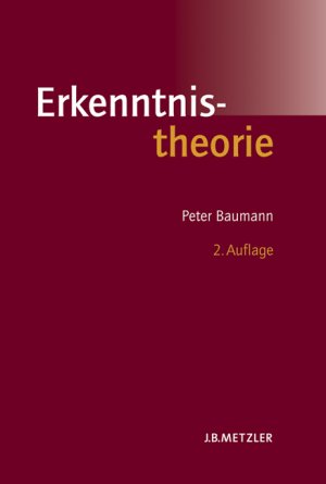 ISBN 9783476021342: Erkenntnistheorie