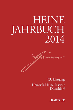 ISBN 9783476025432: Heine-Jahrbuch 2014