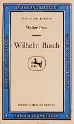 ISBN 9783476101631: Wilhelm Busch